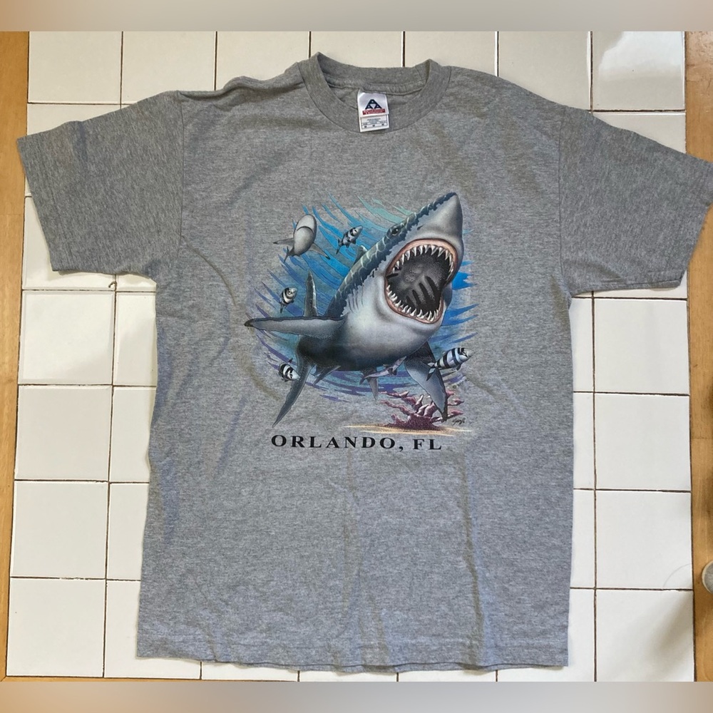 Great White Orlando Florida Vintage Graphic TShirt